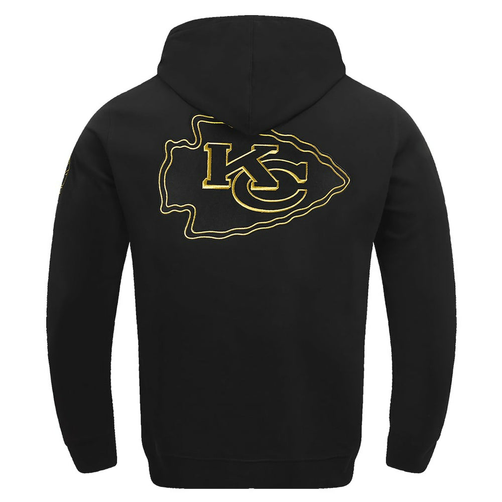 Kansas City Chiefs Pro Standard Classic Chenille Pullover Hoodie - Black on sale