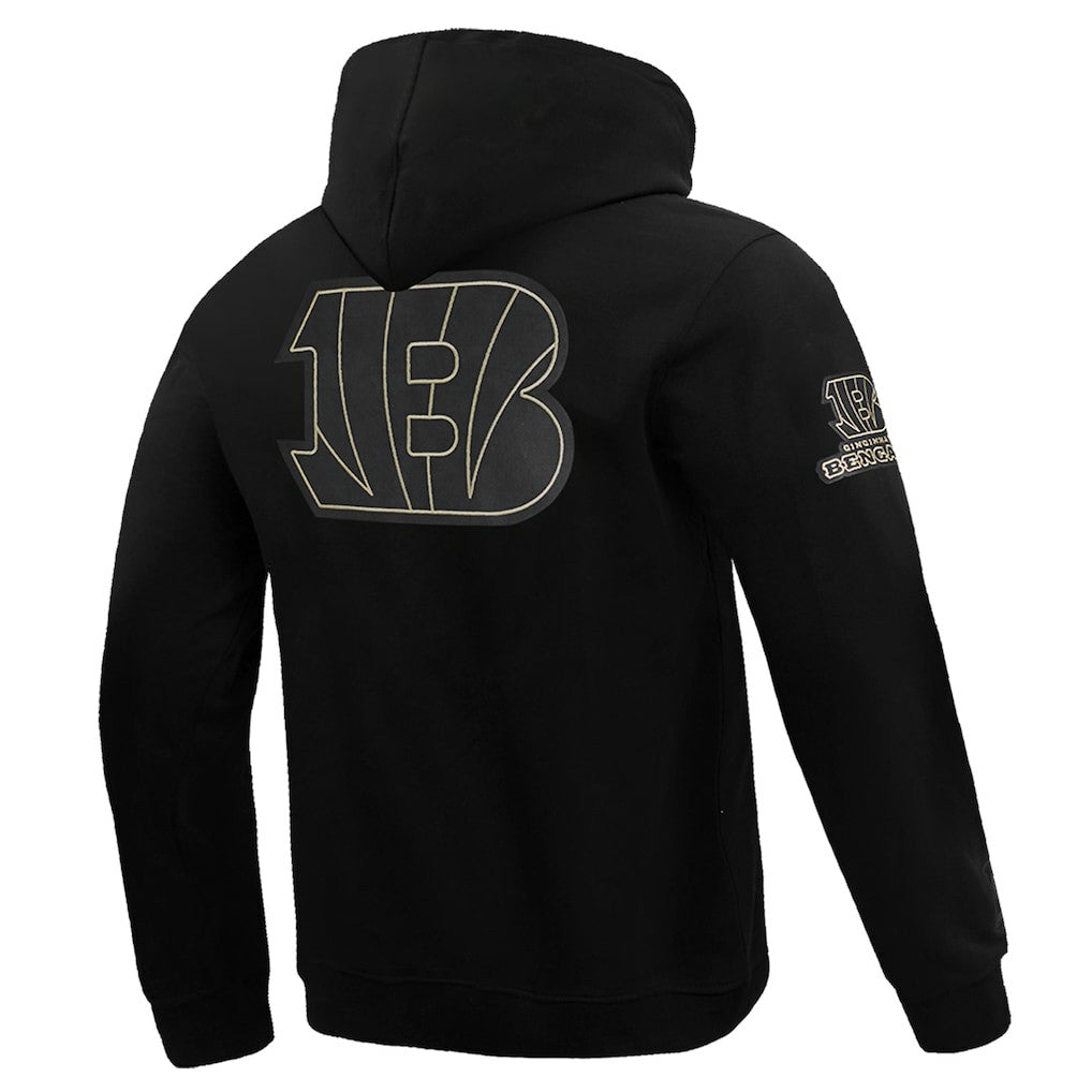 Cincinnati Bengals Pro Standard Classic Chenille Pullover Hoodie - Black outlet