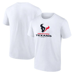 Houston Texans Team Lockup T-Shirt - White cheap