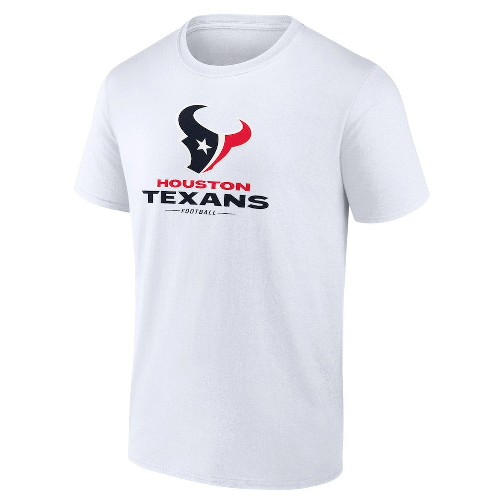 Houston Texans Team Lockup T-Shirt - White cheap