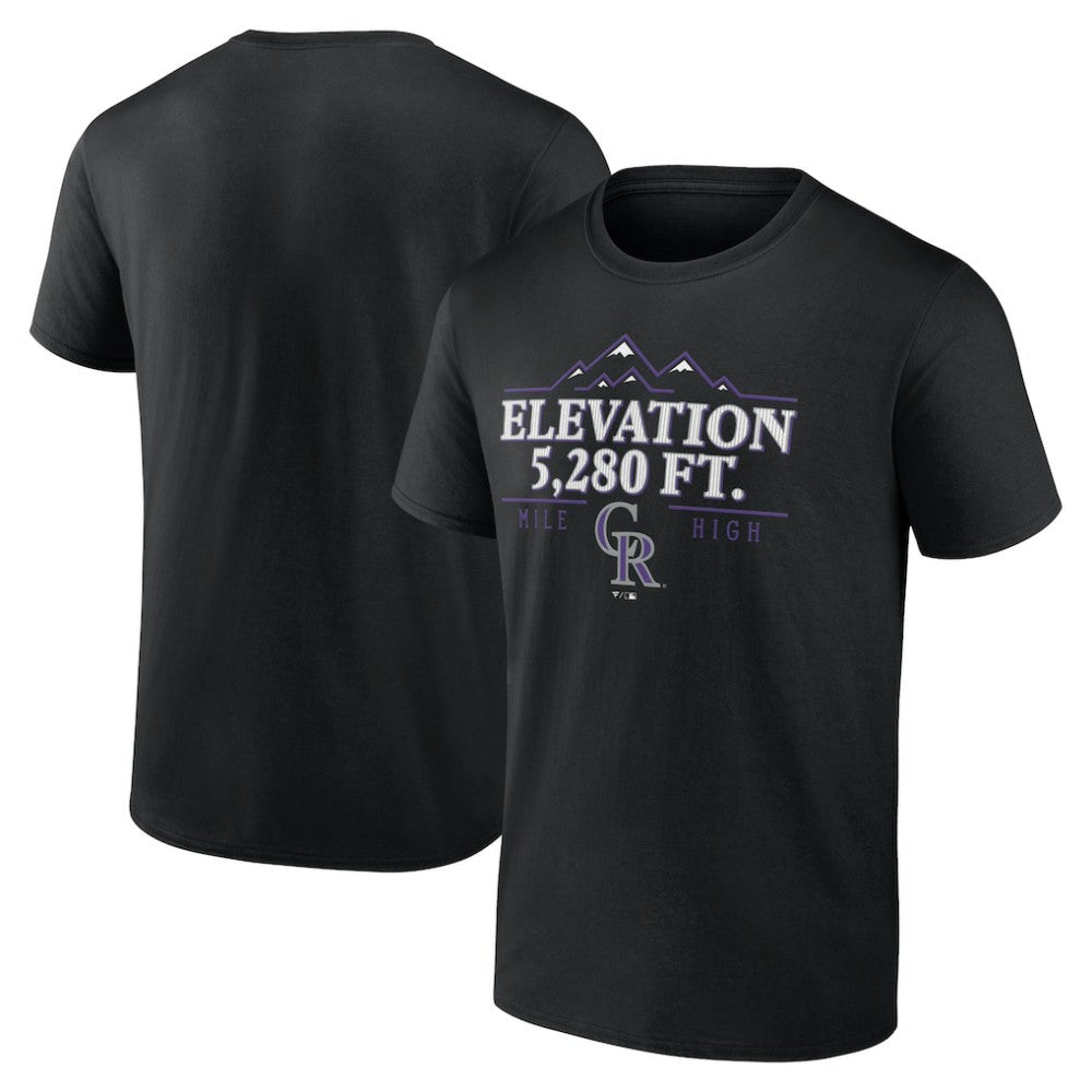 Colorado Rockies Elevation T-Shirt Black
