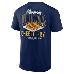 Milwaukee Brewers Cheese Fry T-Shirt Navy