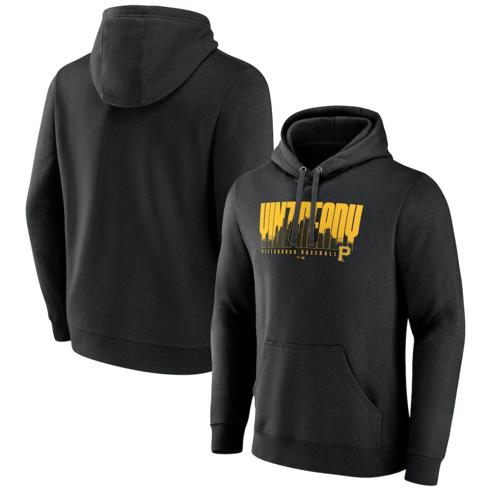 Pittsburgh Pirates Yinz Ready Pullover Hoodie Black