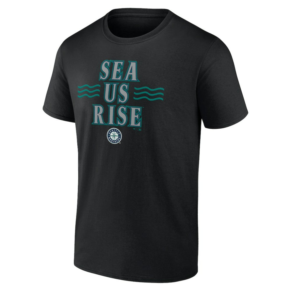 Seattle Mariners Sea Us Rise T-Shirt Black