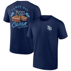 Tampa Bay Rays Cuban Sandwich T-Shirt Navy
