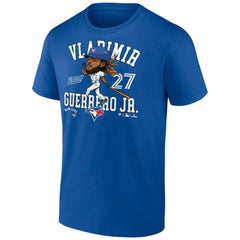 Vladimir Guerrero Jr. Toronto Blue Jays Caricature T-Shirt Royal