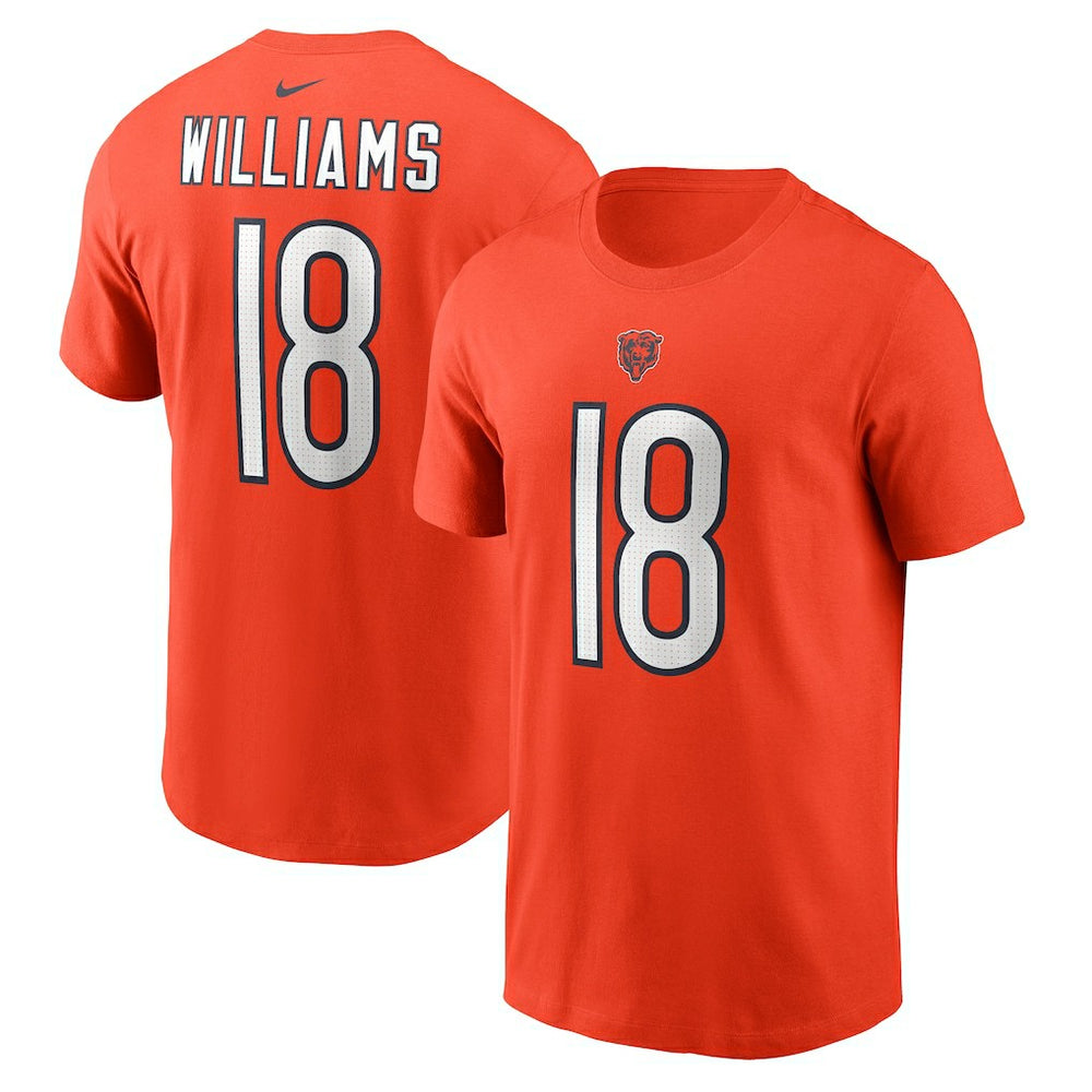 Caleb Williams Chicago Bears Name & Number T-Shirt - Orange sale