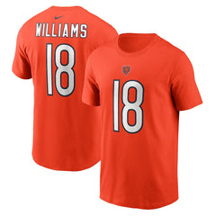 Caleb Williams Chicago Bears Name & Number T-Shirt - Orange sale