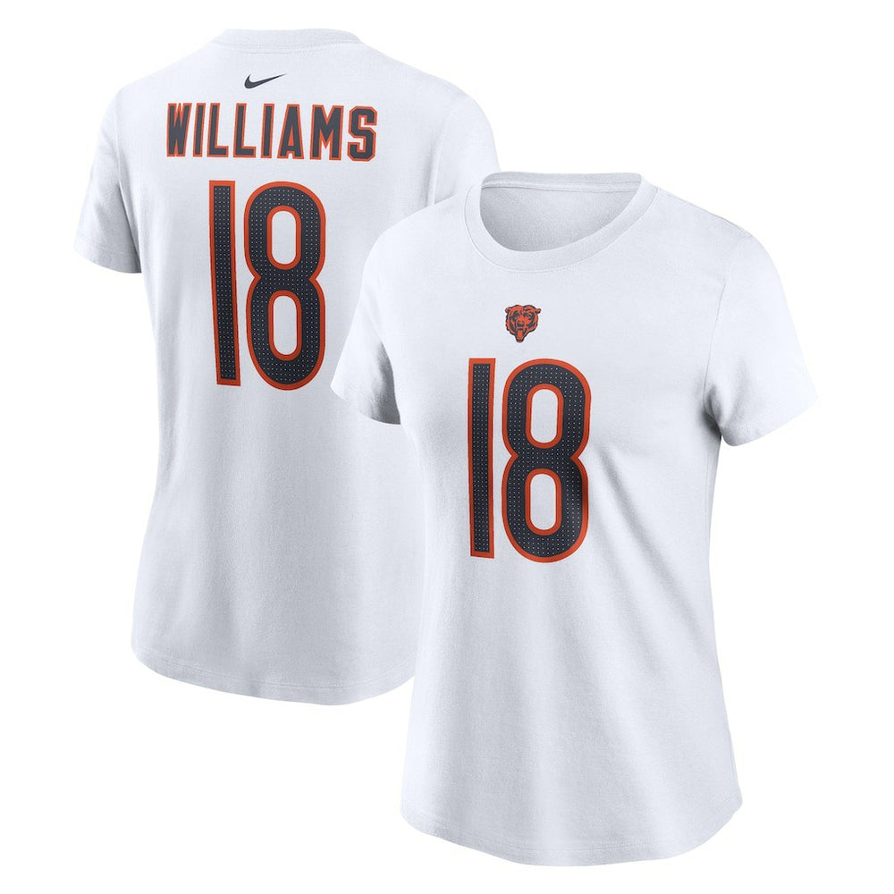 Caleb Williams Chicago Bears Women's Name & Number T-Shirt - White for sale