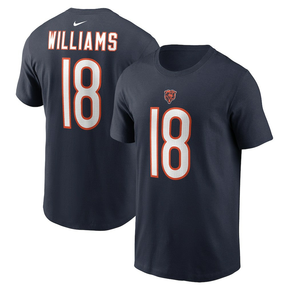 Caleb Williams Chicago Bears Youth Fuse Name & Number T-Shirt - Navy cheap