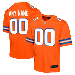 Denver Broncos Youth Mile High Collection 1977 Throwback Custom Game Jersey - Orange for sale