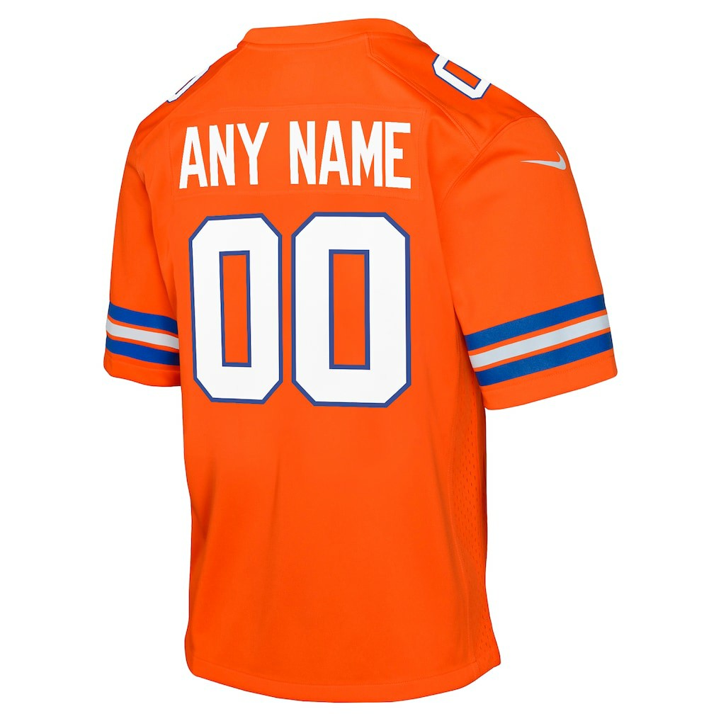 Denver Broncos Youth Mile High Collection 1977 Throwback Custom Game Jersey - Orange for sale