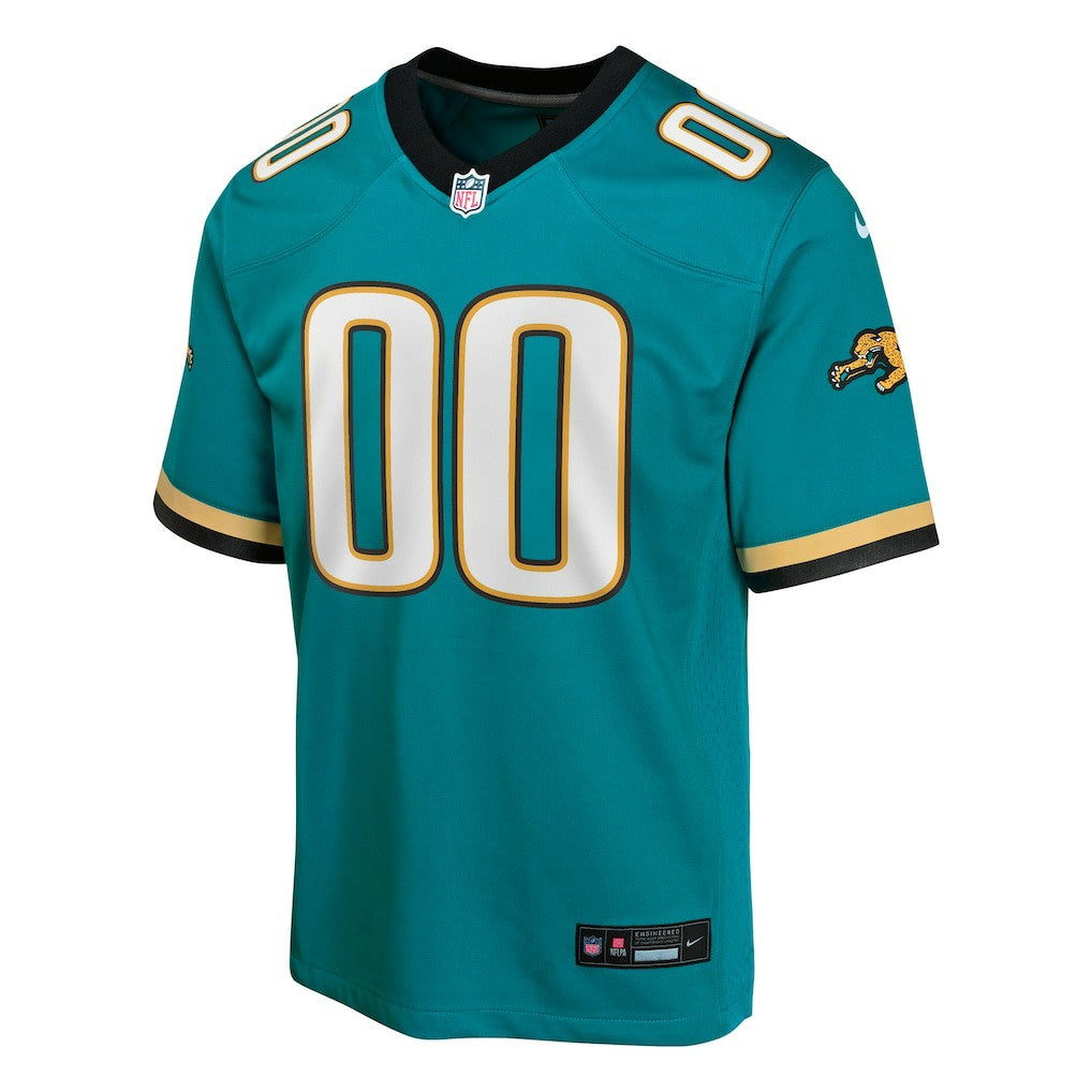 Jacksonville Jaguars Youth Prowler Throwback Custom Game Jersey - Teal on sale