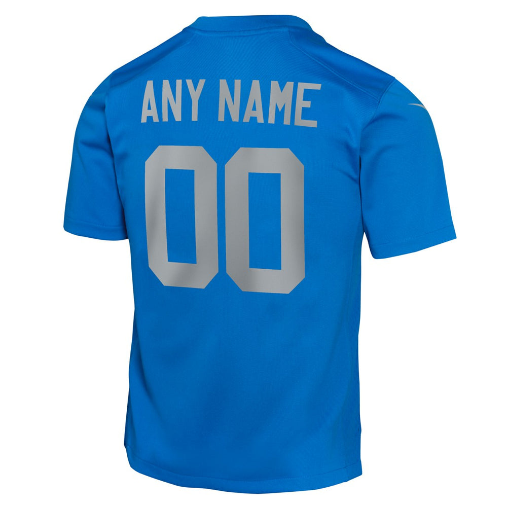 Detroit Lions Youth Alternate Custom Game Jersey - Blue cheap