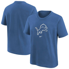 Detroit Lions Youth Logo T-Shirt - Blue outlet