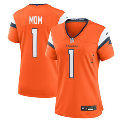 Denver Broncos Women's #1 Mom Game Jersey - Orange sale