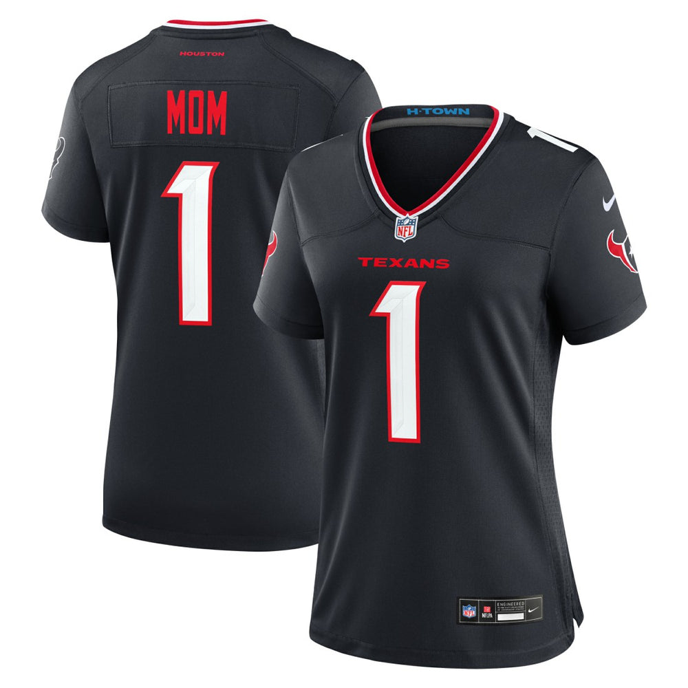 Houston Texans Women's #1 Mom Game Jersey - Navy cheap