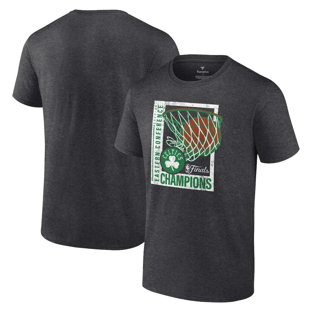 Boston Celtics 2024 Eastern Conference Champions Full Court Trap T-Shirt - Heather Charcoal sale