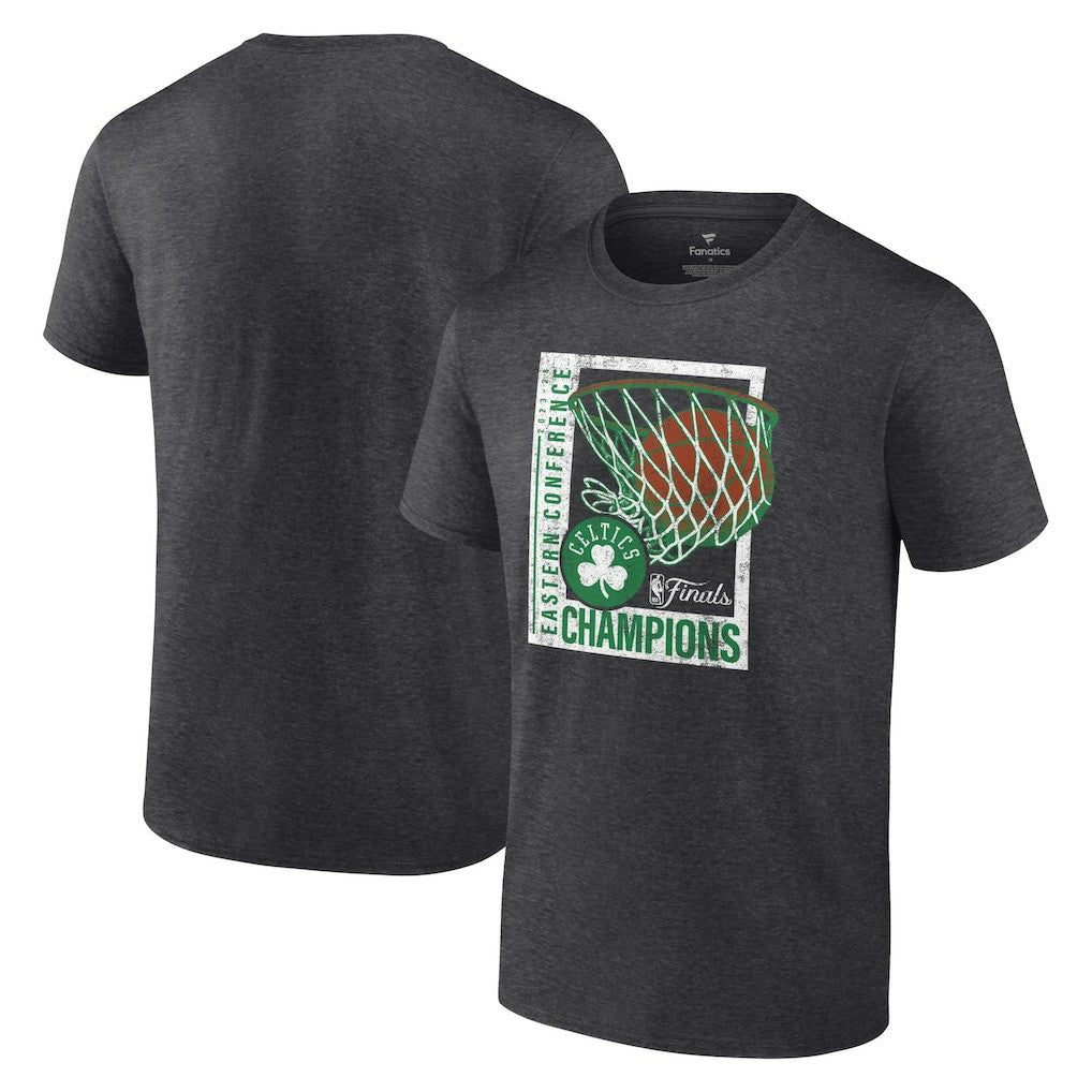 Boston Celtics 2024 Eastern Conference Champions Full Court Trap T-Shirt - Heather Charcoal sale