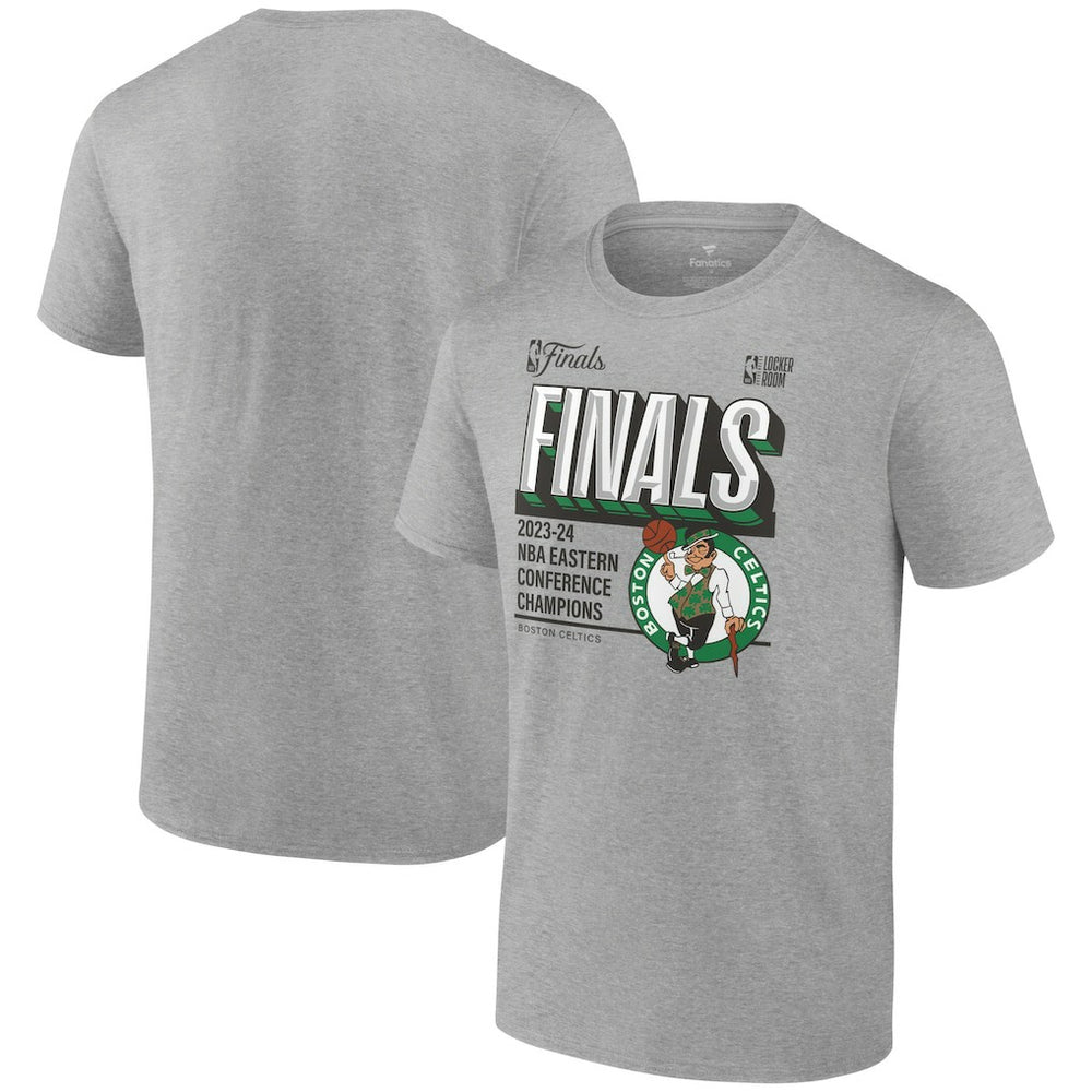 Boston Celtics 2024 Eastern Conference Champions Locker Room Post Up Move T-Shirt - Steel for sale