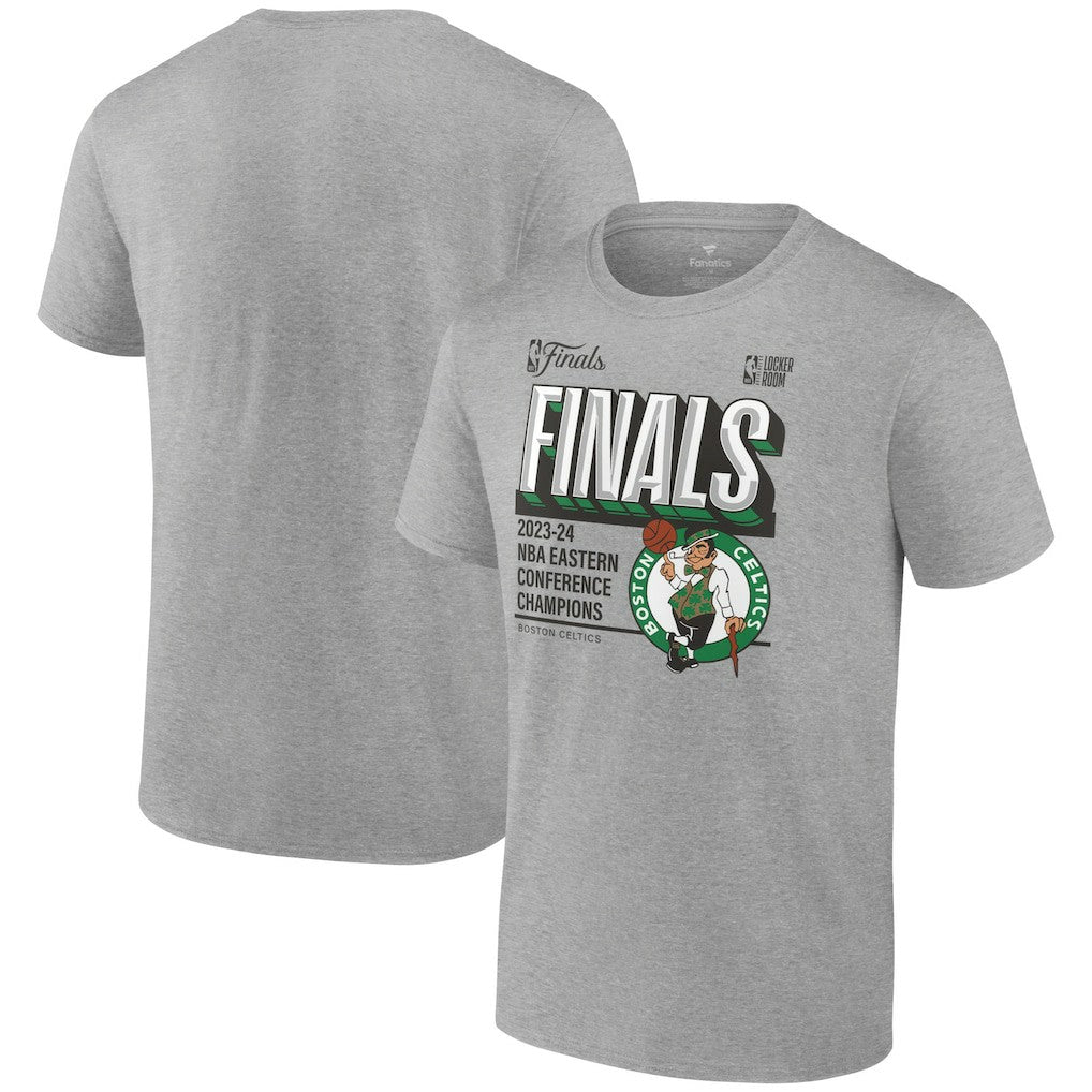 Boston Celtics 2024 Eastern Conference Champions Locker Room Post Up Move T-Shirt - Steel for sale