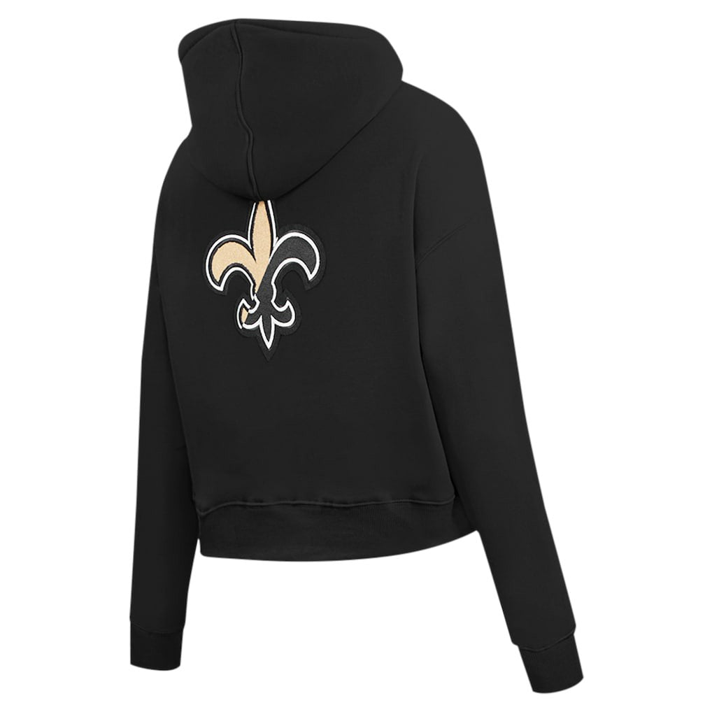 New Orleans Saints Pro Standard Women's Split Logo Full-Zip Hoodie - Black outlet