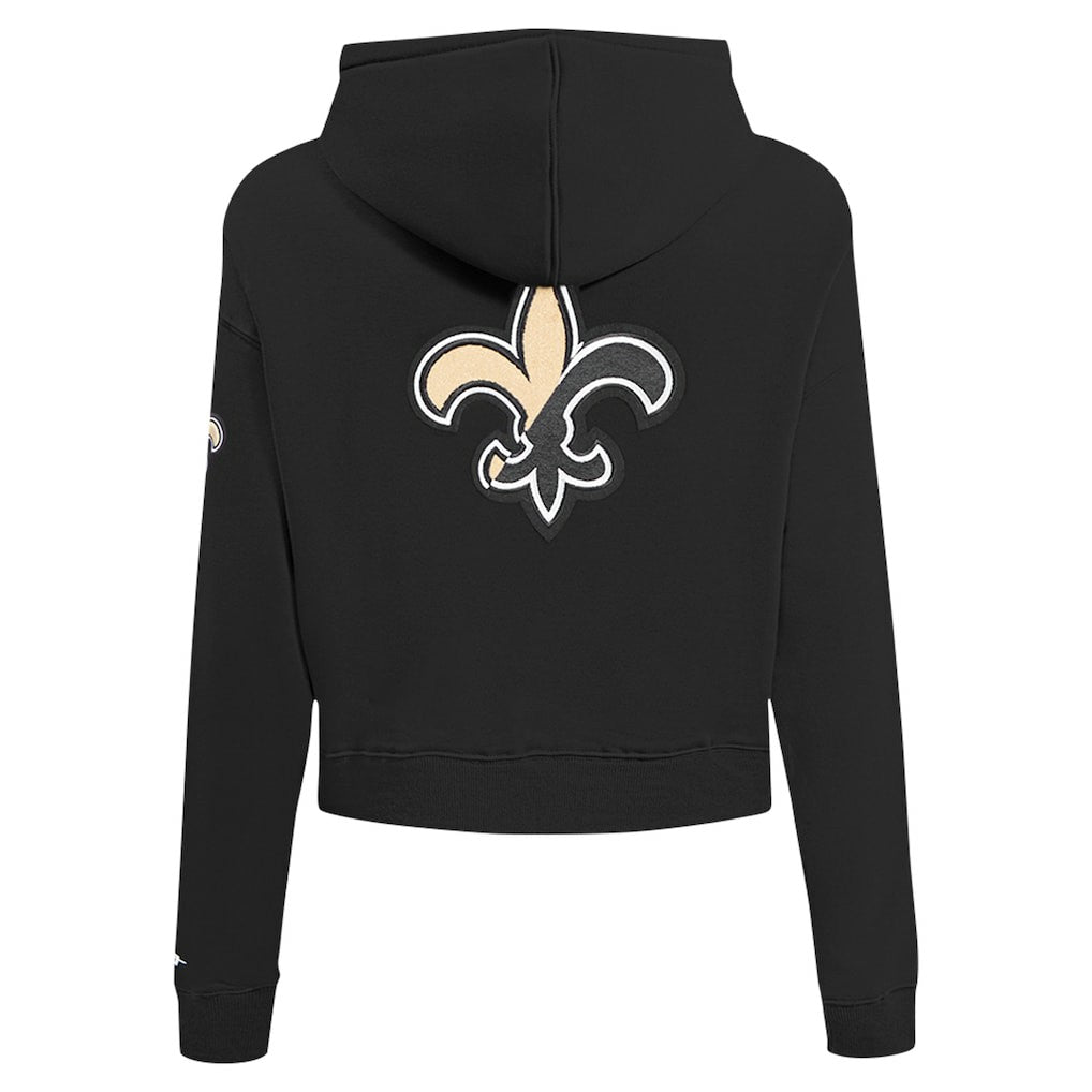 New Orleans Saints Pro Standard Women's Split Logo Full-Zip Hoodie - Black outlet