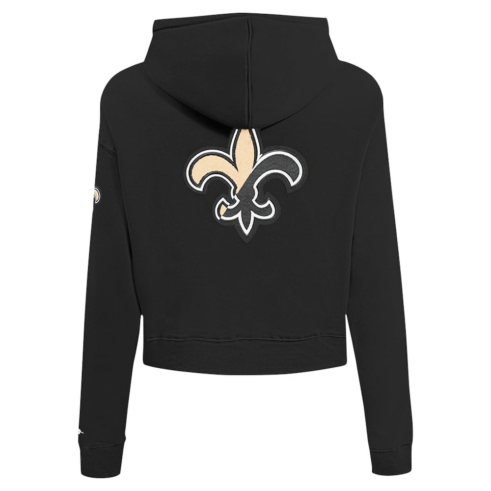 New Orleans Saints Pro Standard Women's Split Logo Full-Zip Hoodie - Black outlet