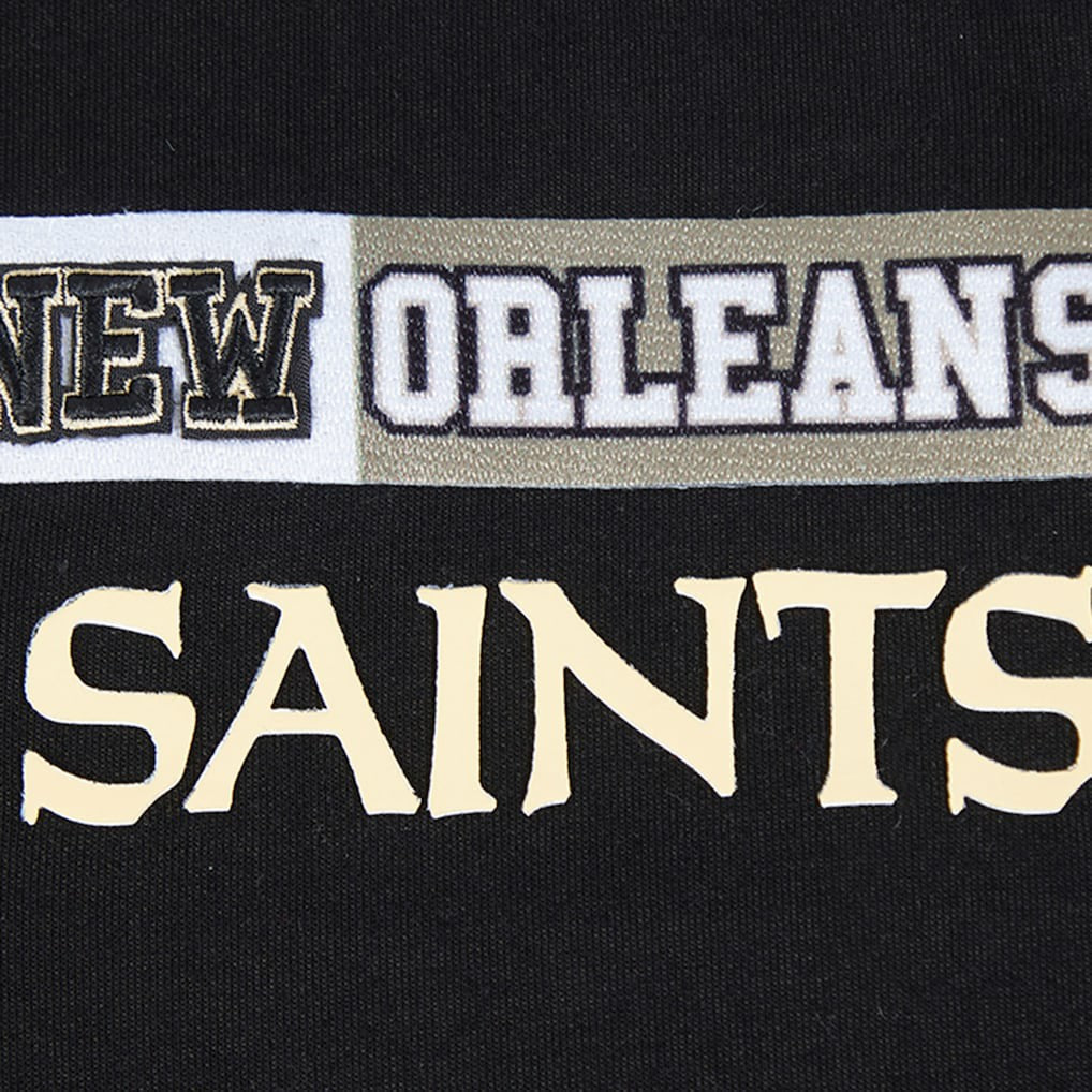 New Orleans Saints Pro Standard Women's Split Logo Full-Zip Hoodie - Black outlet