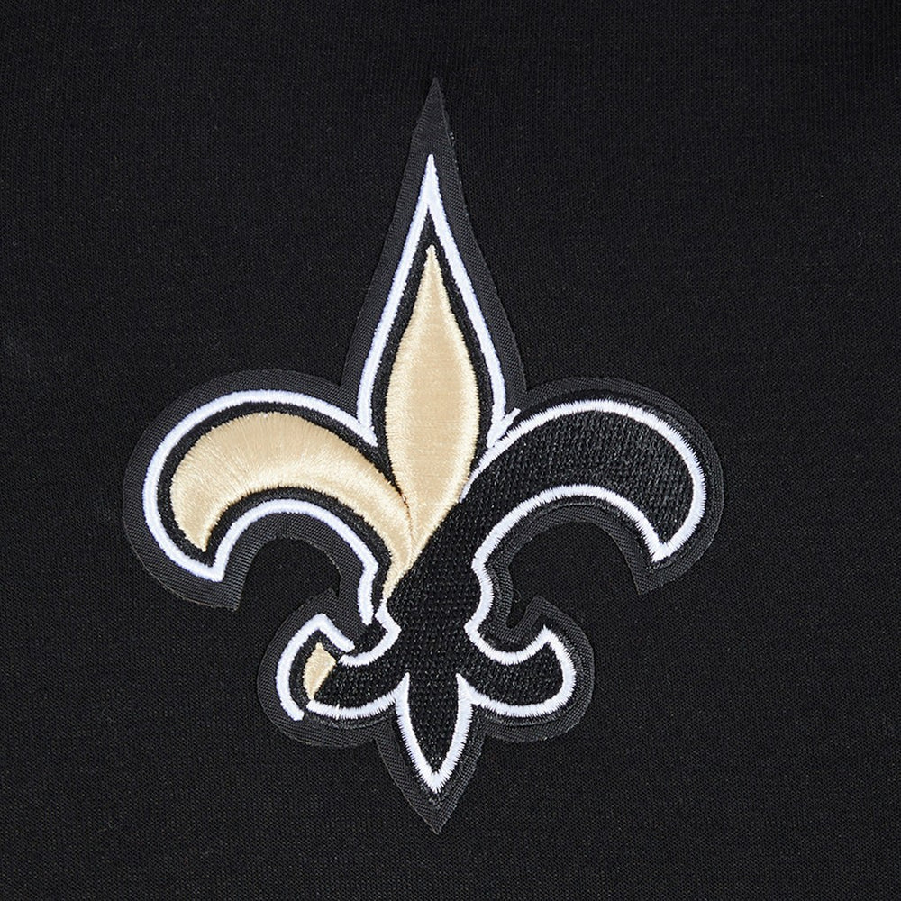 New Orleans Saints Pro Standard Women's Split Logo Full-Zip Hoodie - Black outlet