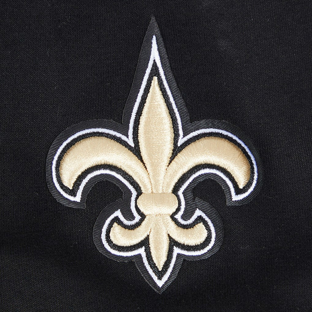 New Orleans Saints Pro Standard Women's Split Logo Full-Zip Hoodie - Black outlet