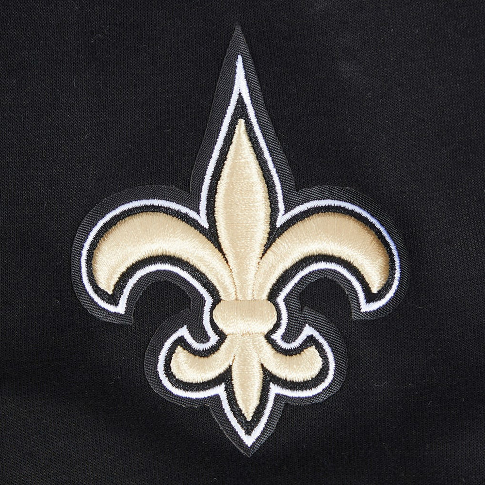 New Orleans Saints Pro Standard Women's Split Logo Full-Zip Hoodie - Black outlet