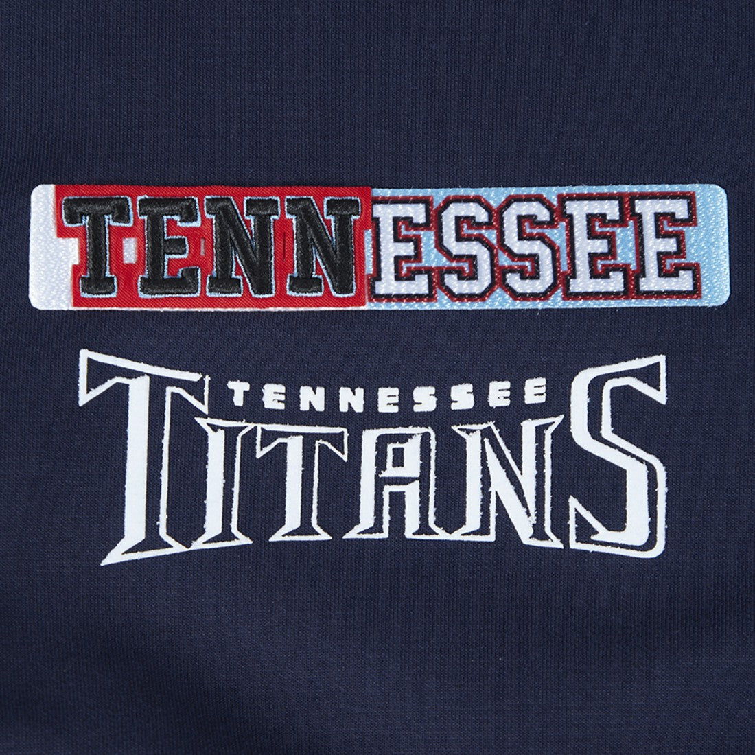 Tennessee Titans Pro Standard Women's Split Logo Full-Zip Hoodie - Navy cheap