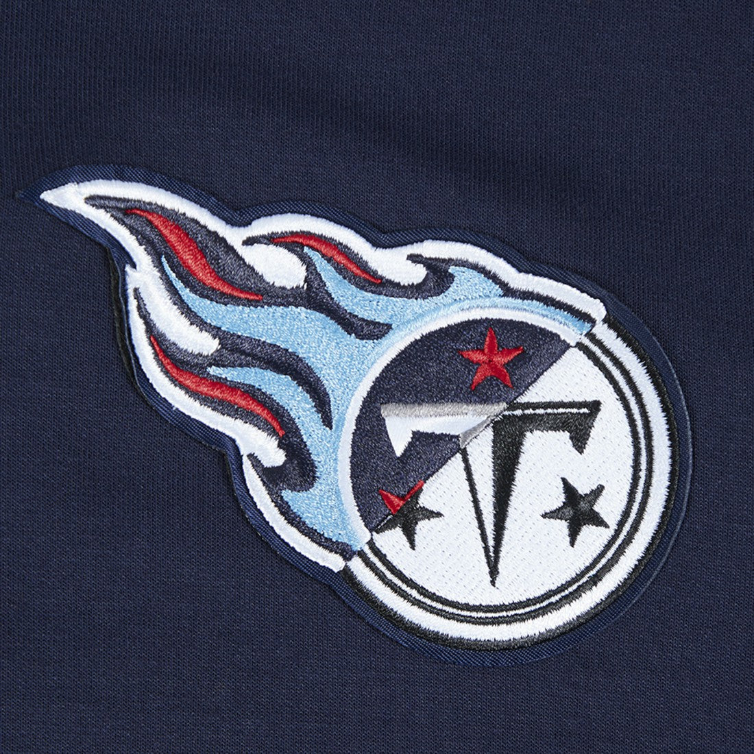 Tennessee Titans Pro Standard Women's Split Logo Full-Zip Hoodie - Navy cheap