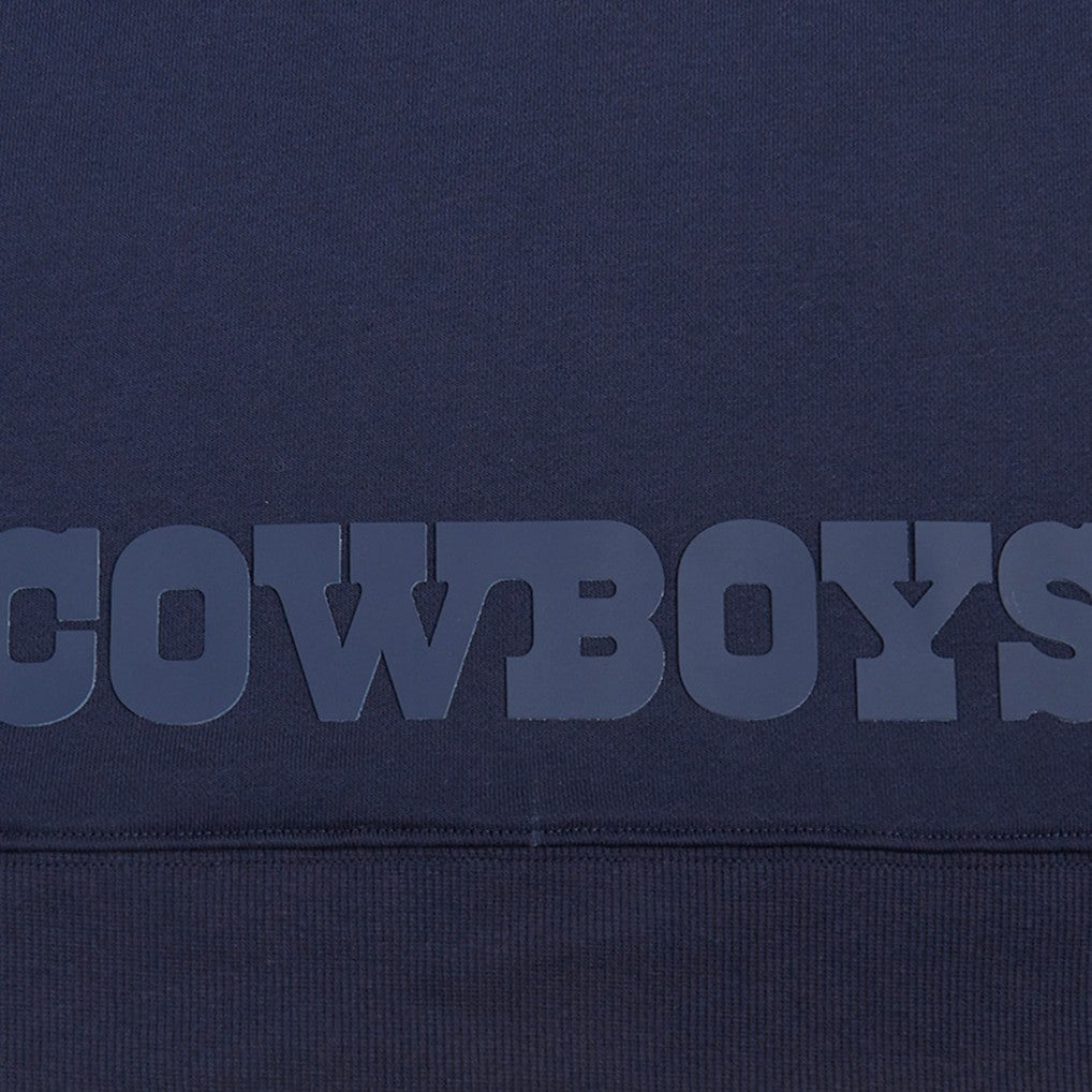 Dallas Cowboys Pro Standard Women's Jeweled Cropped Pullover Hoodie - Navy outlet