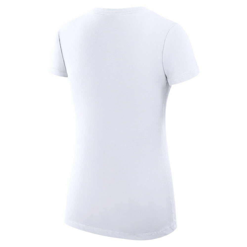 Minnesota Vikings G-III 4Her by Carl Banks Women's Super-Slim Fit Lightweight Team Logo Graphic V-Neck T-Shirt - White for sale