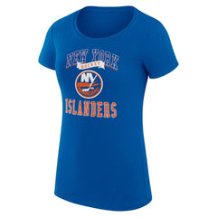 New York Islanders G-III 4Her by Carl Banks Women's Super-Slim Fit Lightweight Team Logo Graphic T-Shirt - Royal T-shirts