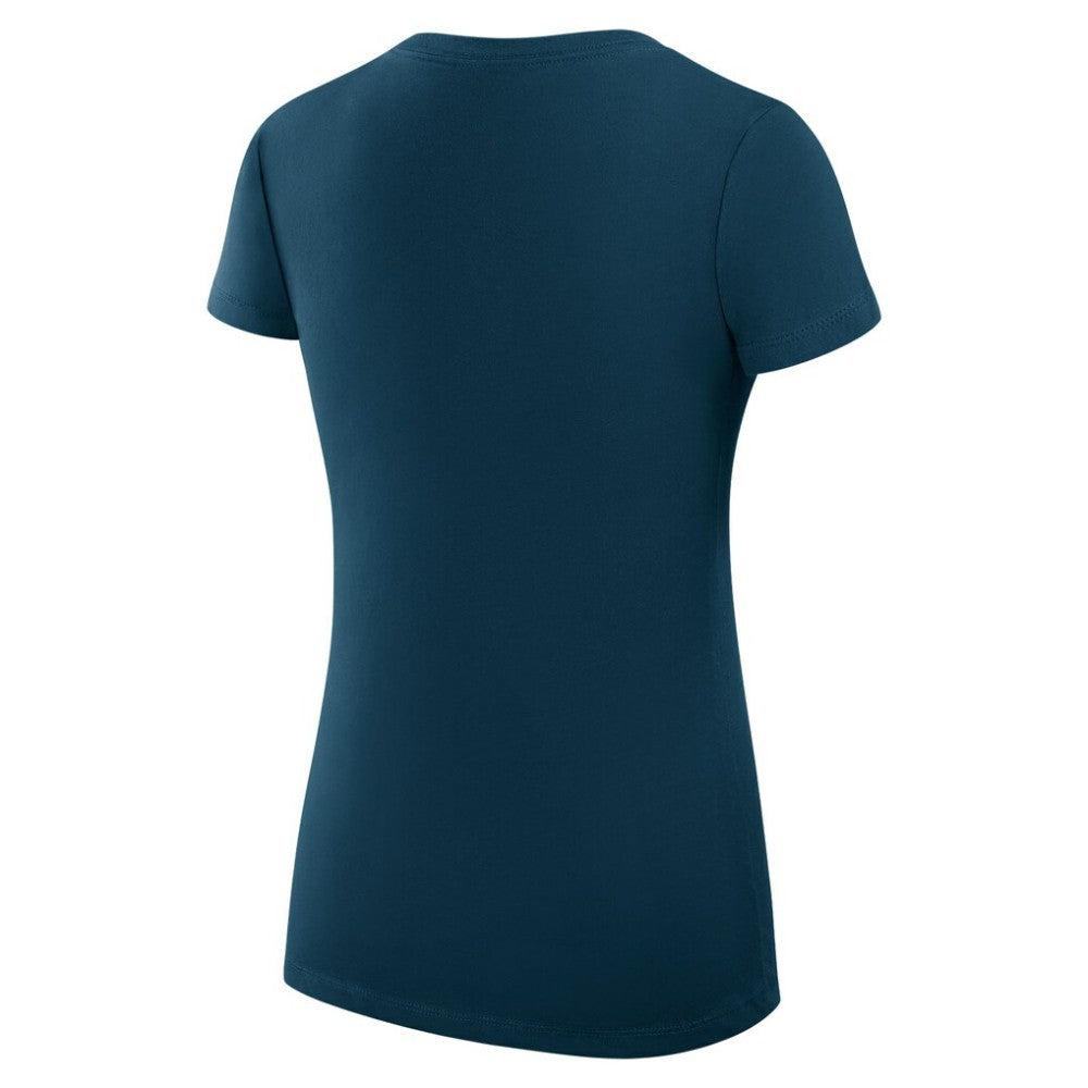 Washington Capitals G-III 4Her by Carl Banks Women's Super-Slim Fit Lightweight Team Logo Graphic V-Neck T-Shirt - Navy T-shirts
