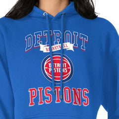 Detroit Pistons G-III 4Her by Carl Banks Women's Graphic Fleece Pullover Hoodie sale - Blue on sale