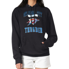 Oklahoma City Thunder G-III 4Her by Carl Banks Women's Graphic Fleece Pullover Hoodie - Black cheap