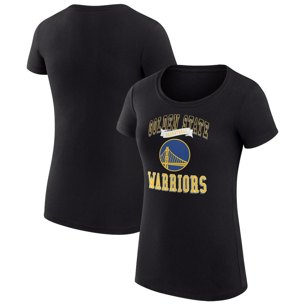 Golden State Warriors G-III 4Her by Carl Banks Women's Super-Slim Fit Lightweight Team Logo T-Shirt sale - Black shop