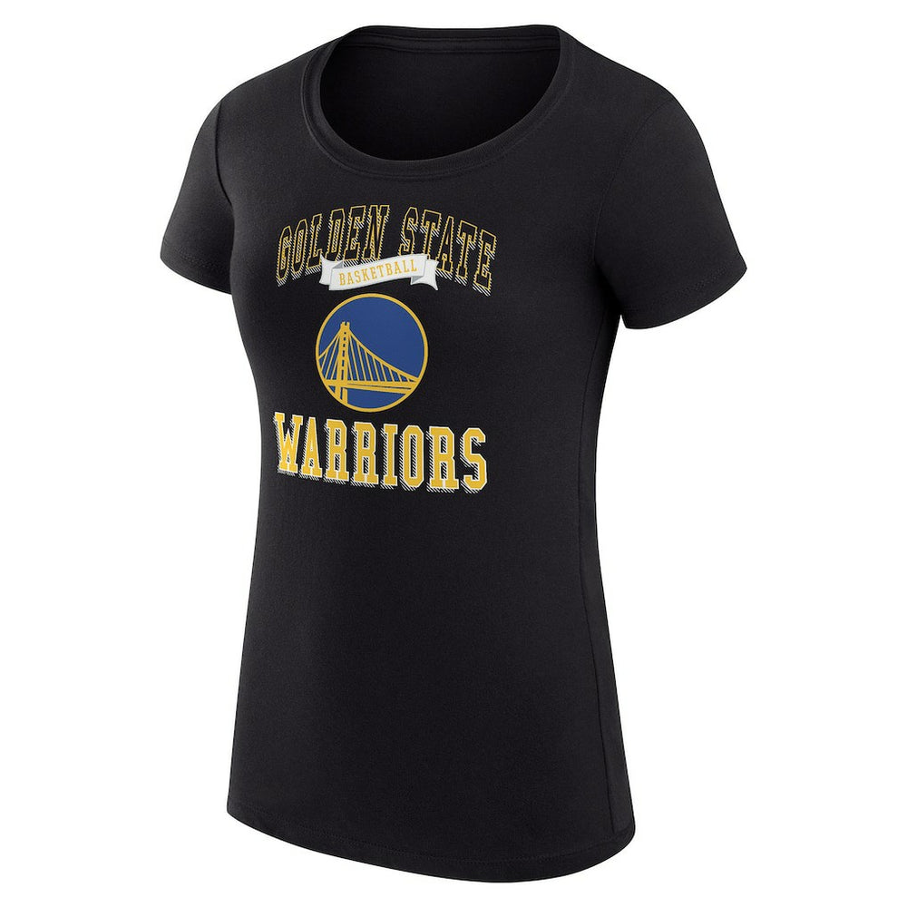Golden State Warriors G-III 4Her by Carl Banks Women's Super-Slim Fit Lightweight Team Logo T-Shirt sale - Black shop