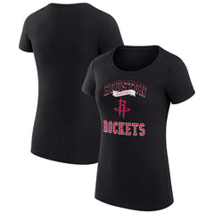 Houston Rockets G-III 4Her by Carl Banks Women's Super-Slim Fit Lightweight Team Logo T-Shirt - Black online