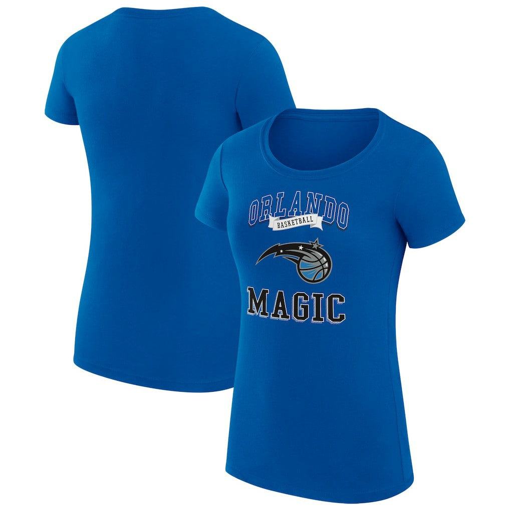 Orlando Magic G-III 4Her by Carl Banks Women's Super-Slim Fit Lightweight Team Logo T-Shirt - Blue on sale