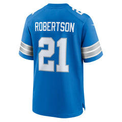 Amik Robertson Detroit Lions Game Jersey - Blue online