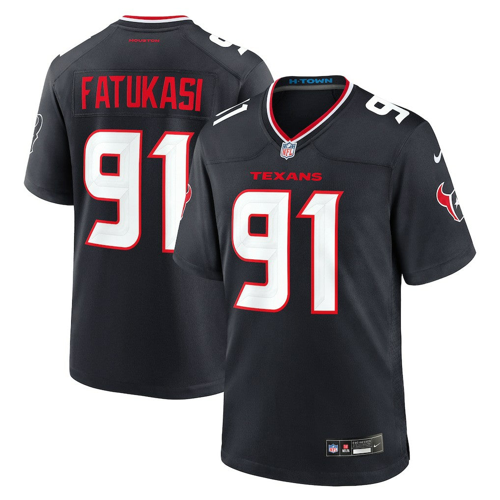 Folorunso Fatukasi Houston Texans Team Game Jersey - Navy sale
