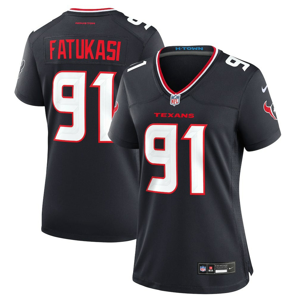 Folorunso Fatukasi Houston Texans Women's Team Game Jersey - Navy cheap