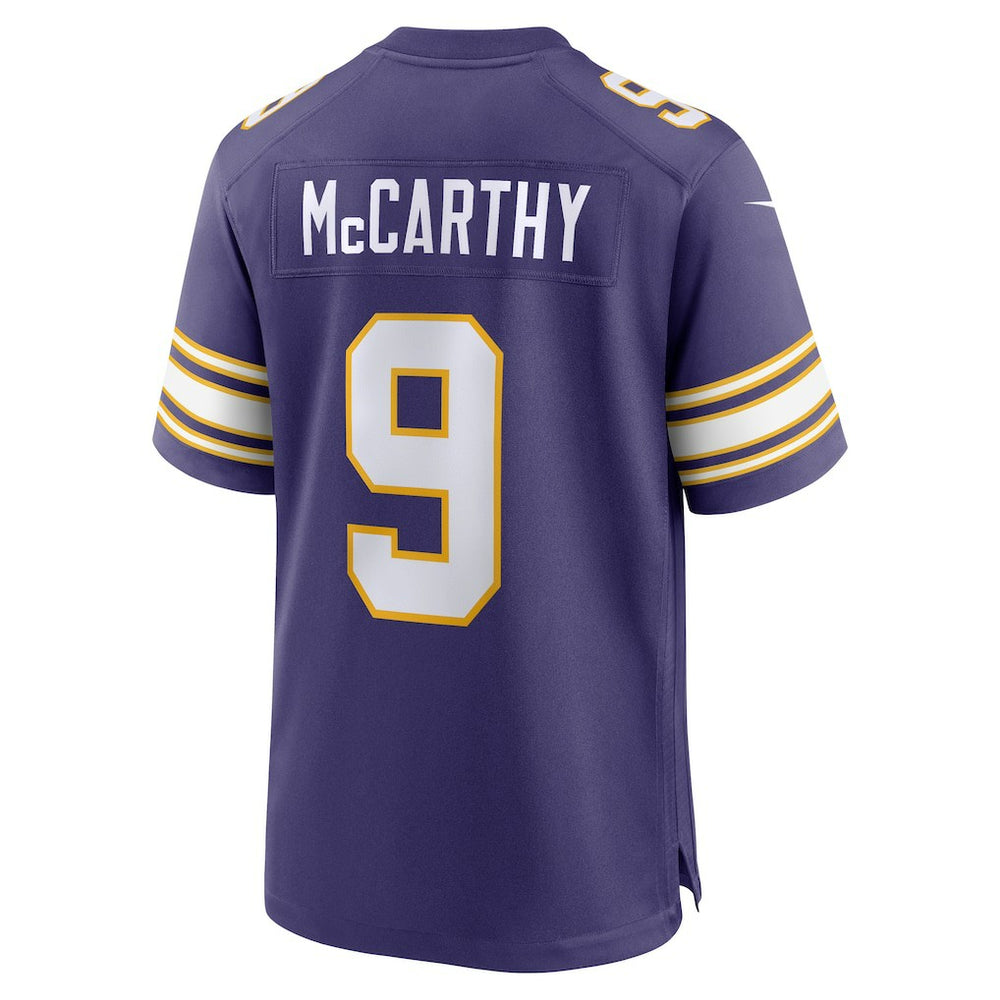 J.J. McCarthy Minnesota Vikings 2nd Alternate Player Game Jersey - Purple outlet