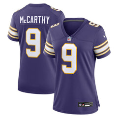J.J. McCarthy Minnesota Vikings Women's 2nd Alternate Player Game Jersey - Purple cheap