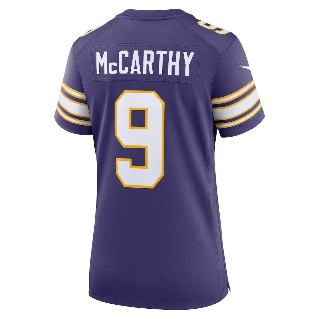 J.J. McCarthy Minnesota Vikings Women's 2nd Alternate Player Game Jersey - Purple cheap